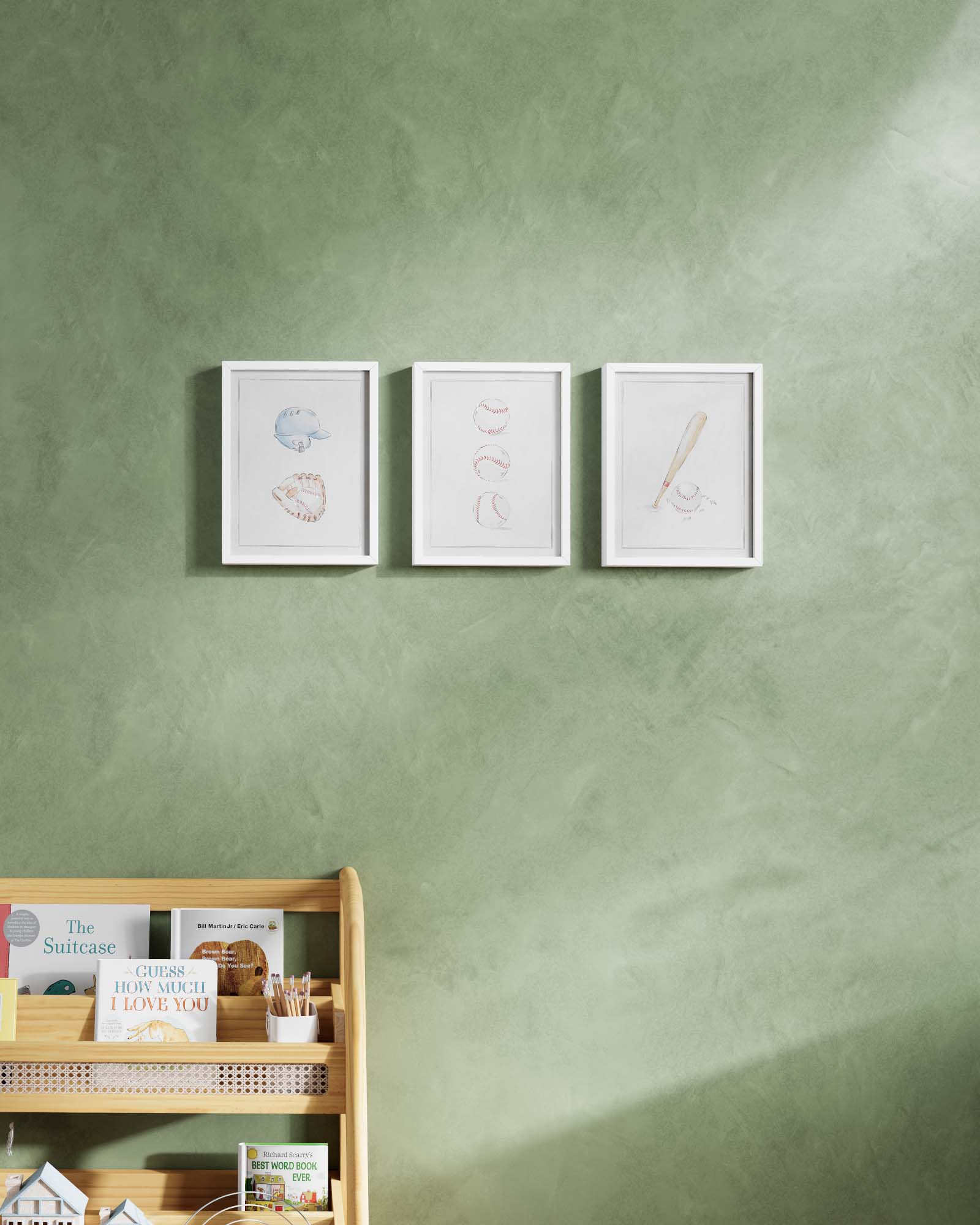 Bases Loaded Framed Wall Art Set