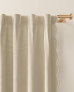 Scallop Edge Blackout Curtain