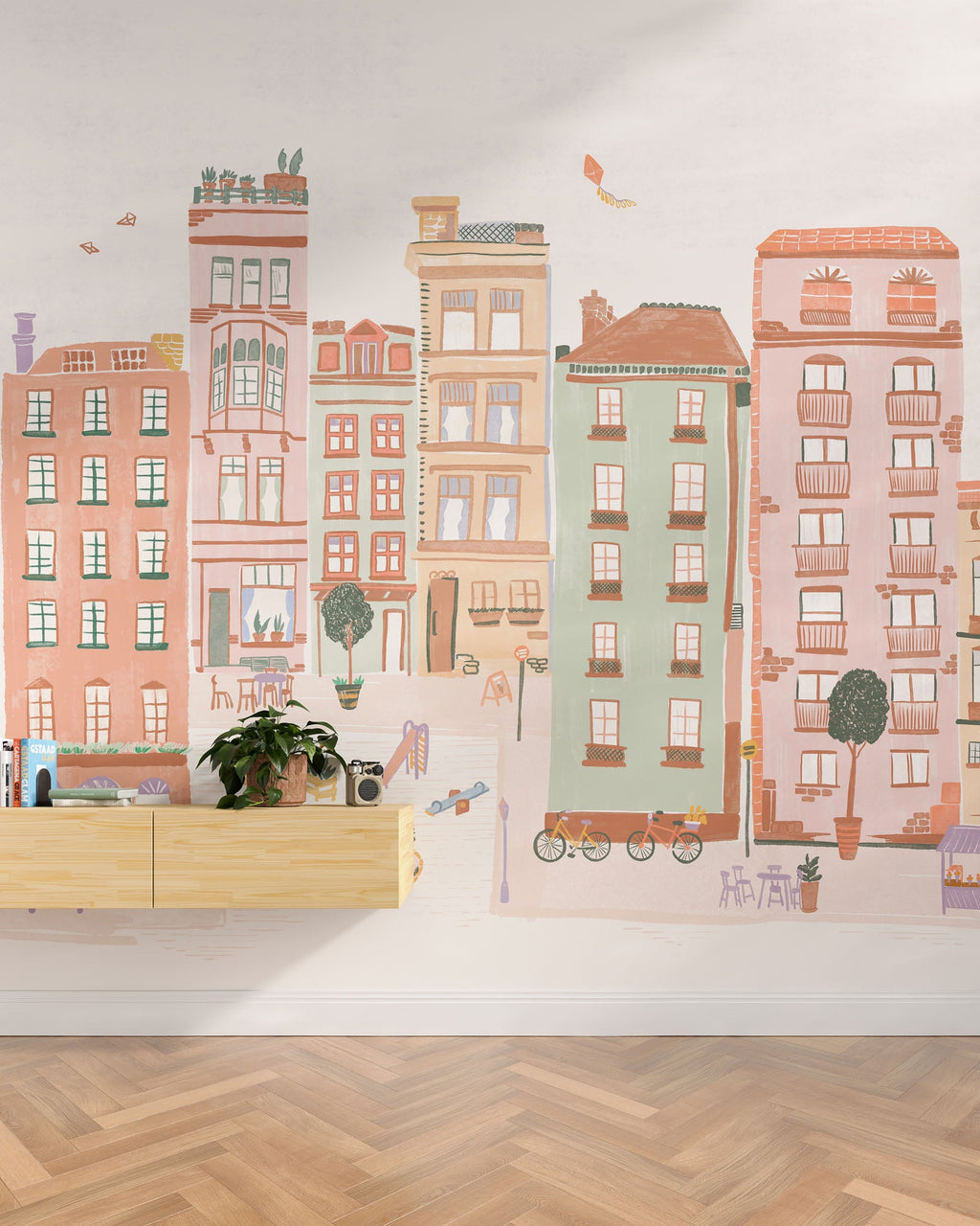 Block Party Wall Mural
