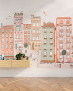 Block Party Wall Mural