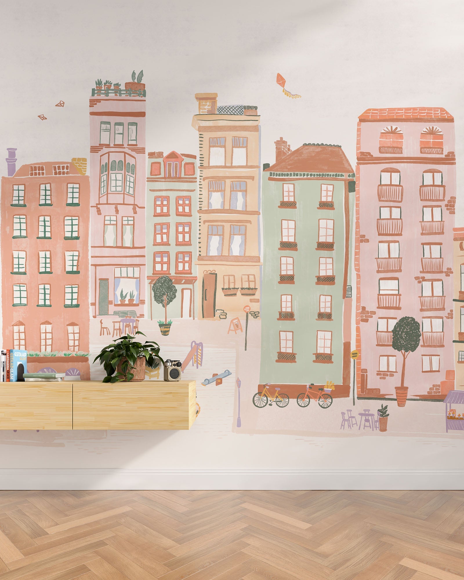 Block Party Wall Mural