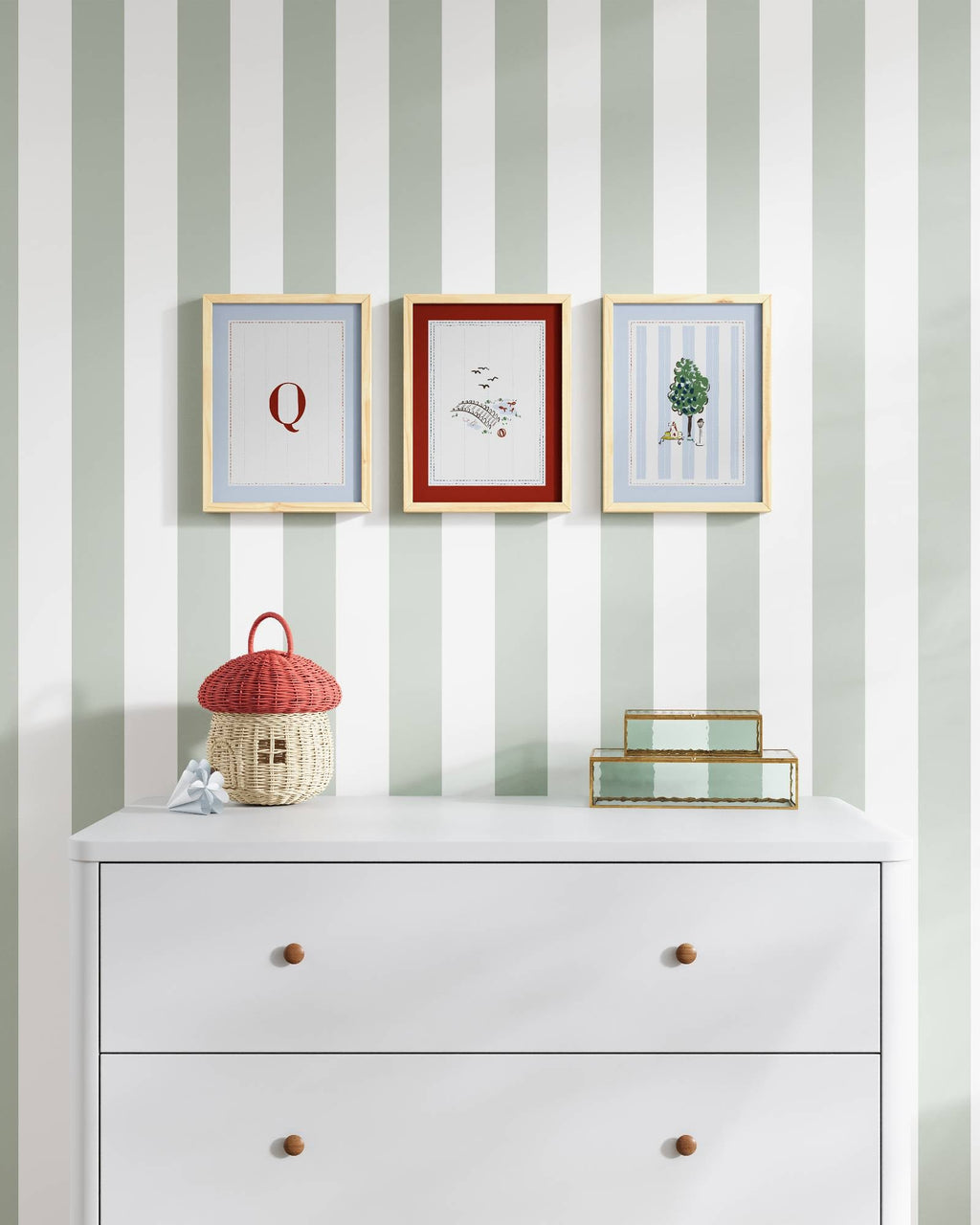 Parisian Park Personalized Wall Art Set