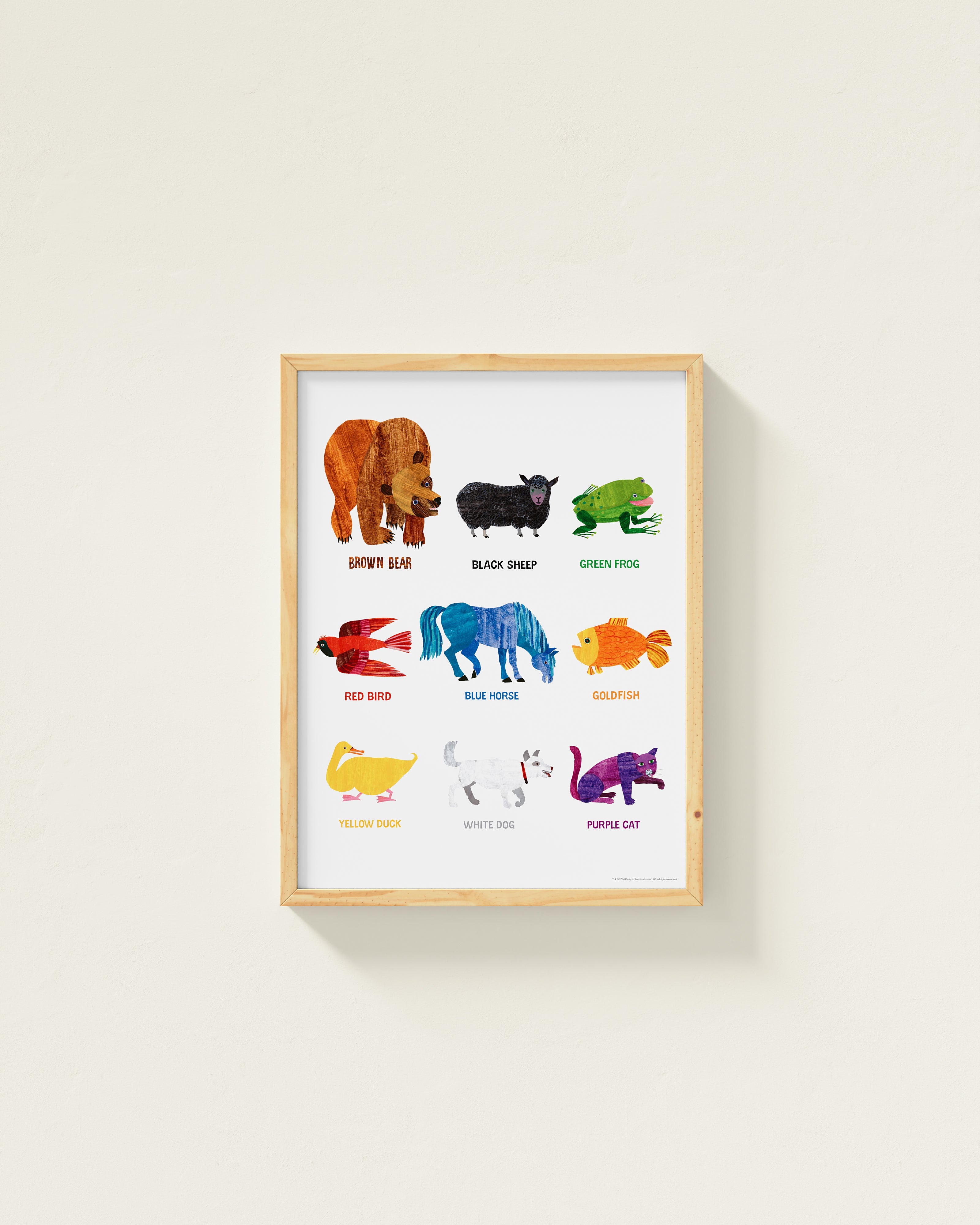 What Do You See? Framed Wall Art Set | Eric Carle x Nestig