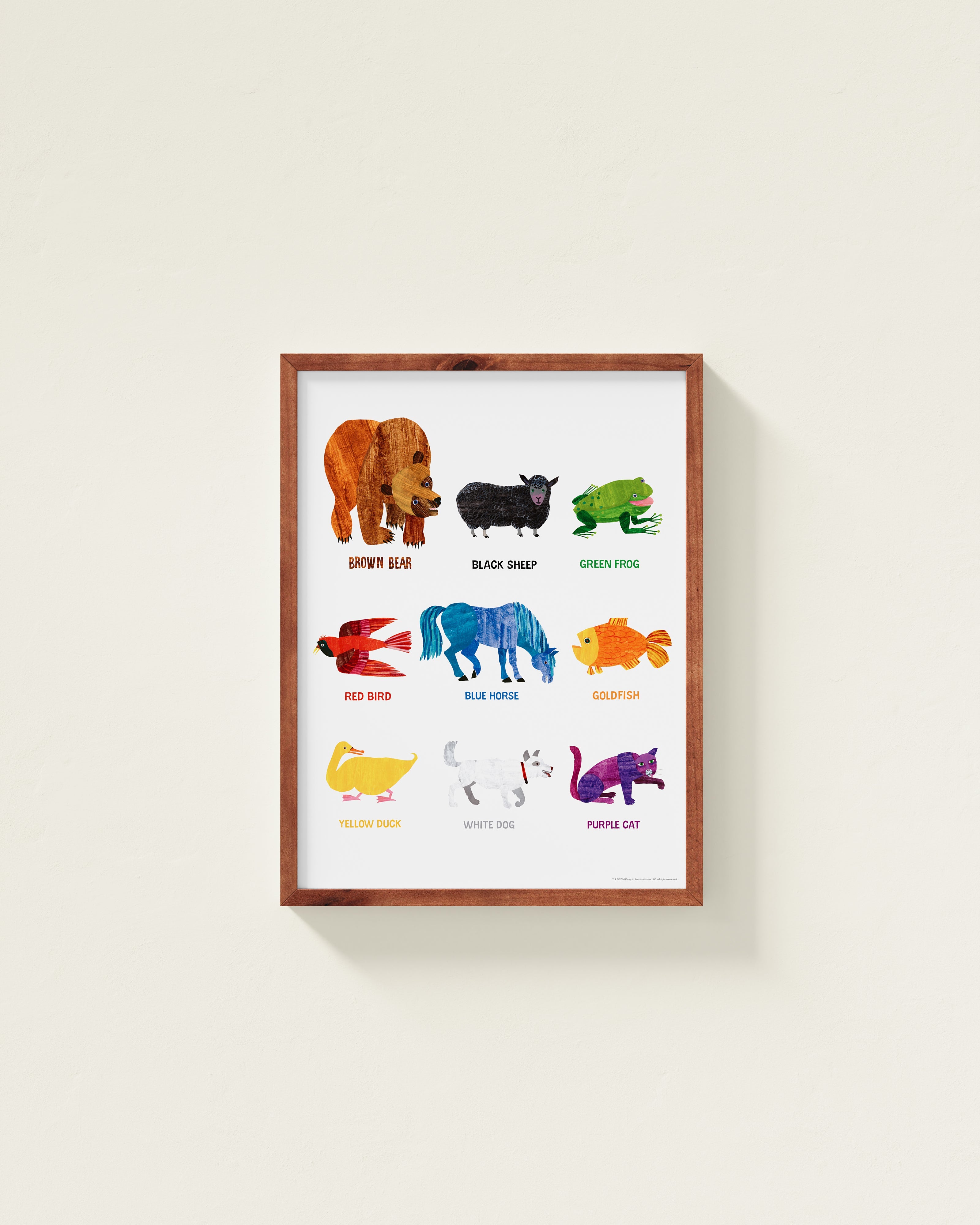 What Do You See? Framed Wall Art Set | Eric Carle x Nestig