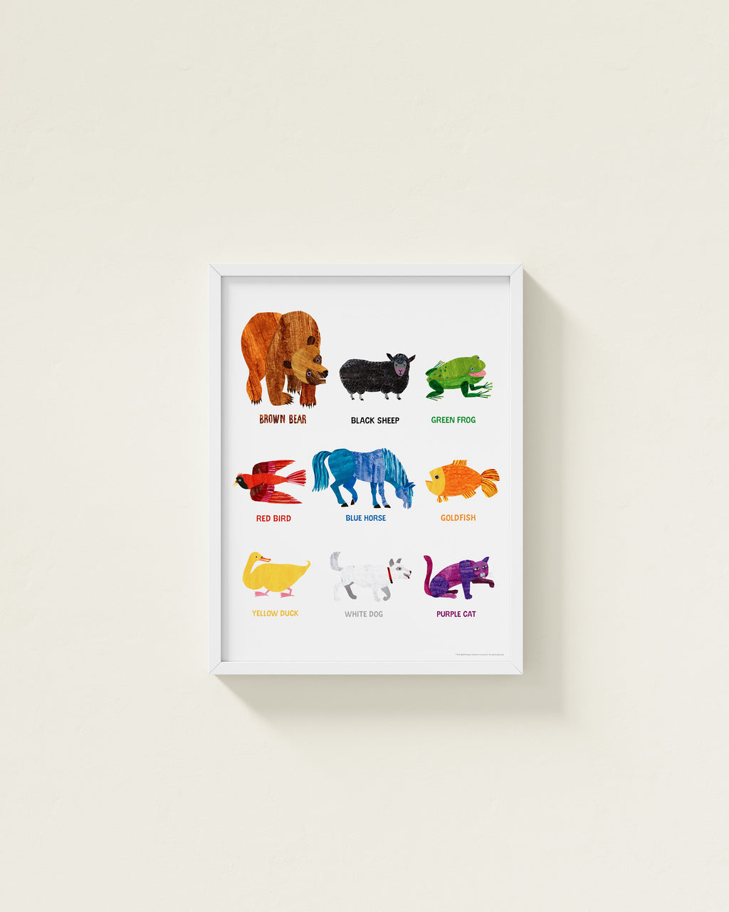 What Do You See? Framed Wall Art Set | Eric Carle x Nestig