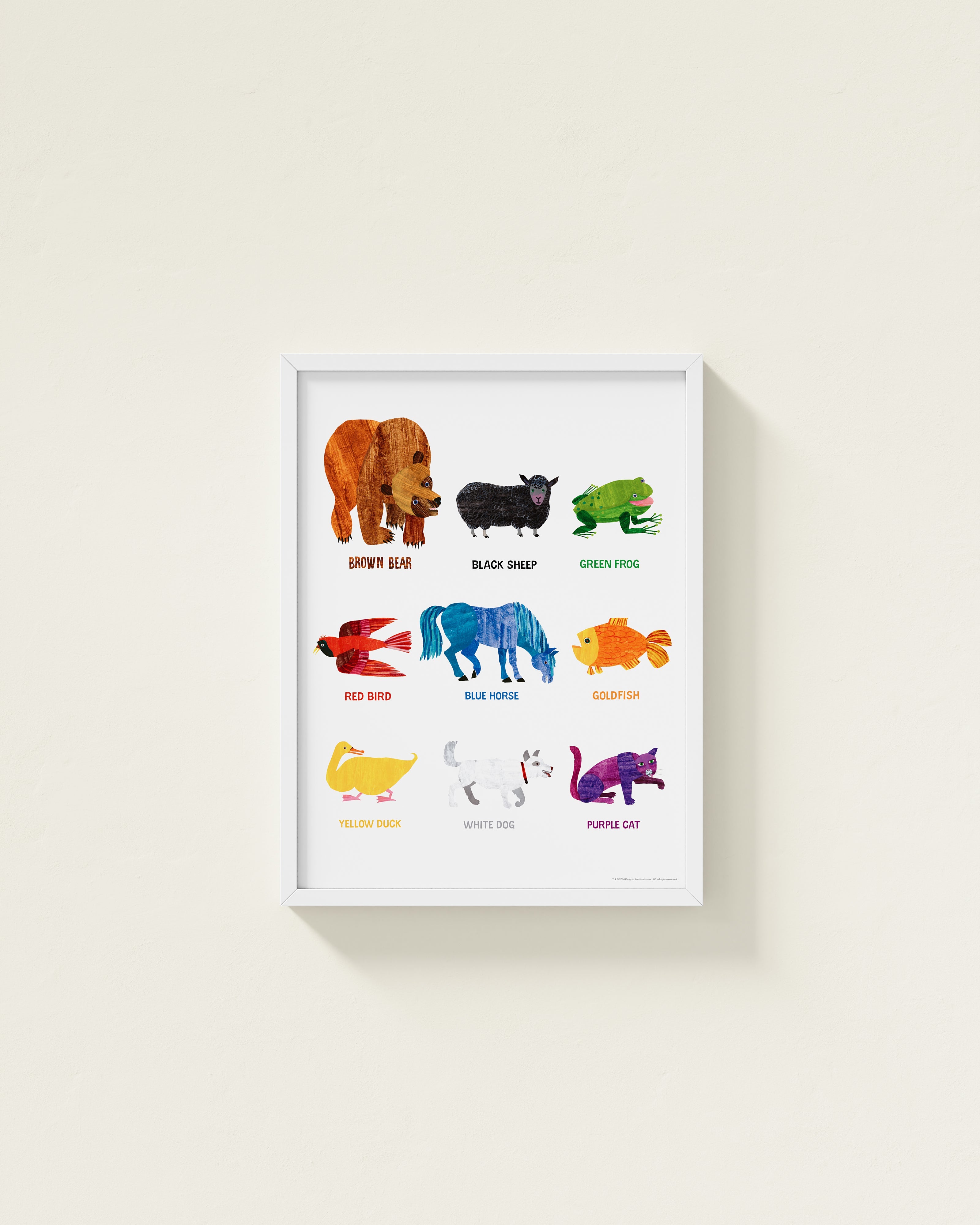 What Do You See? Framed Wall Art Set | Eric Carle x Nestig