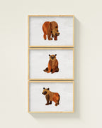 Brown Bear, Brown Bear Framed Wall Art Set | Eric Carle x Nestig