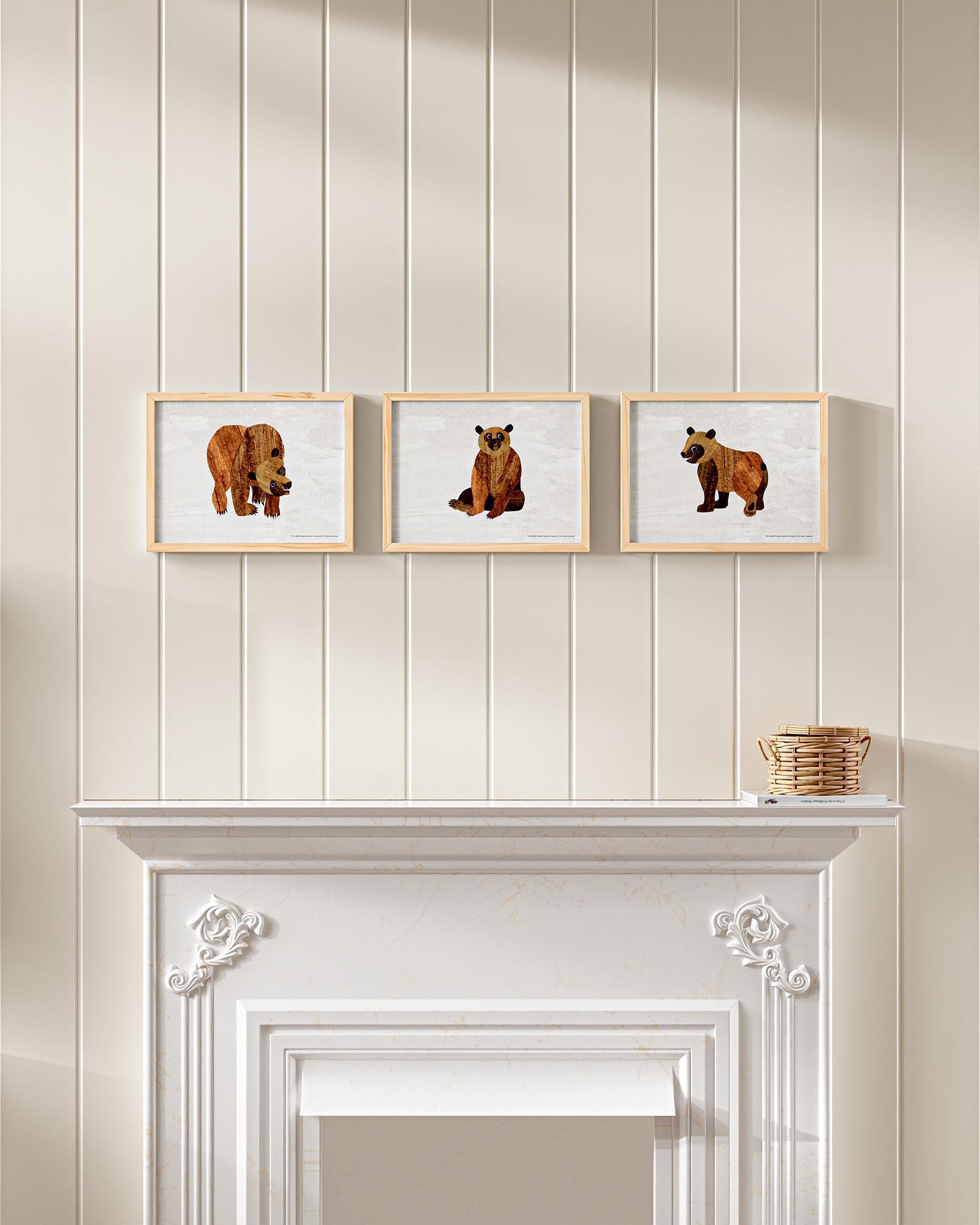 Brown Bear, Brown Bear Framed Wall Art Set | Eric Carle x Nestig