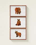 Brown Bear, Brown Bear Framed Wall Art Set | Eric Carle x Nestig