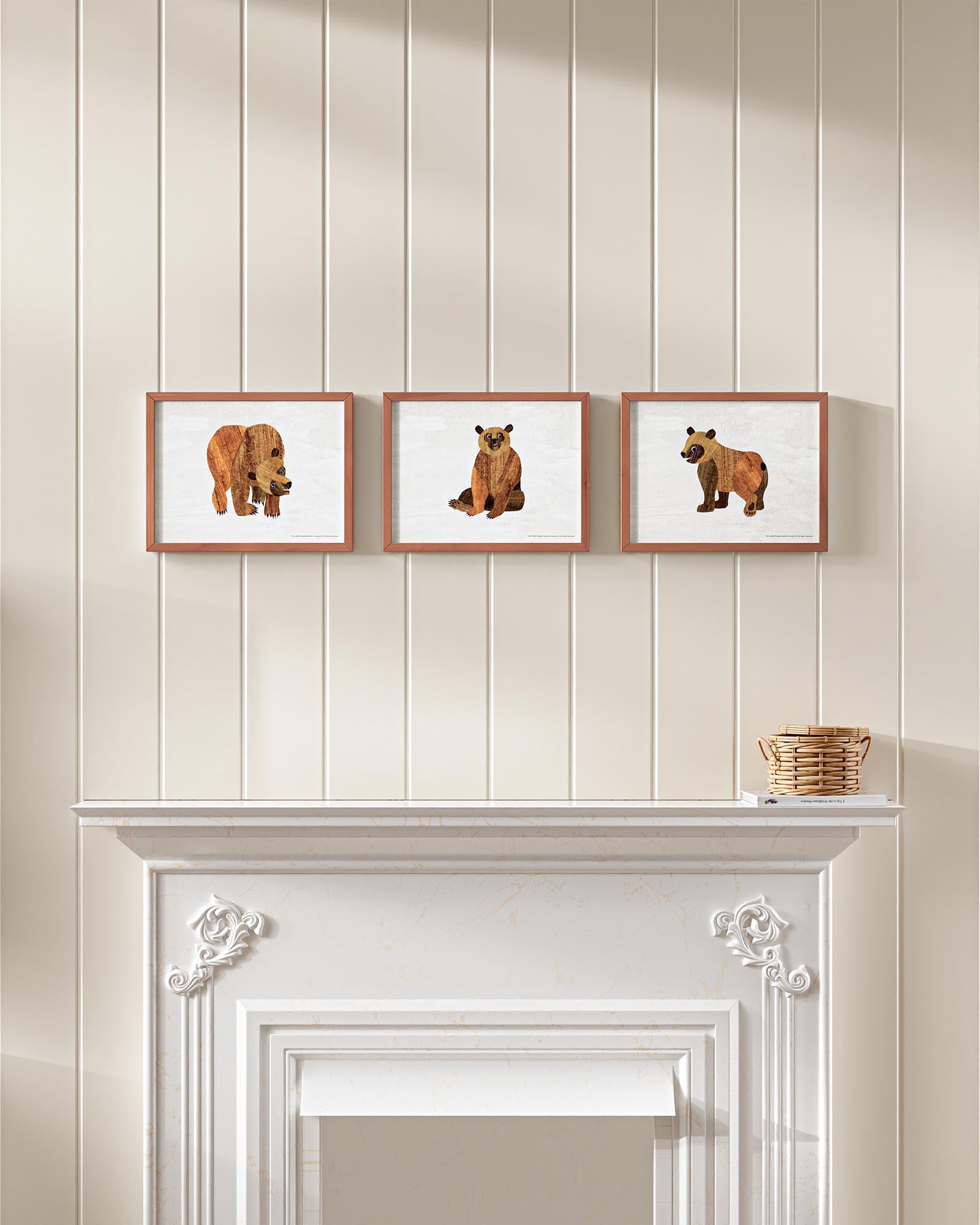 Brown Bear, Brown Bear Framed Wall Art Set | Eric Carle x Nestig
