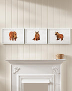 Brown Bear, Brown Bear Framed Wall Art Set | Eric Carle x Nestig