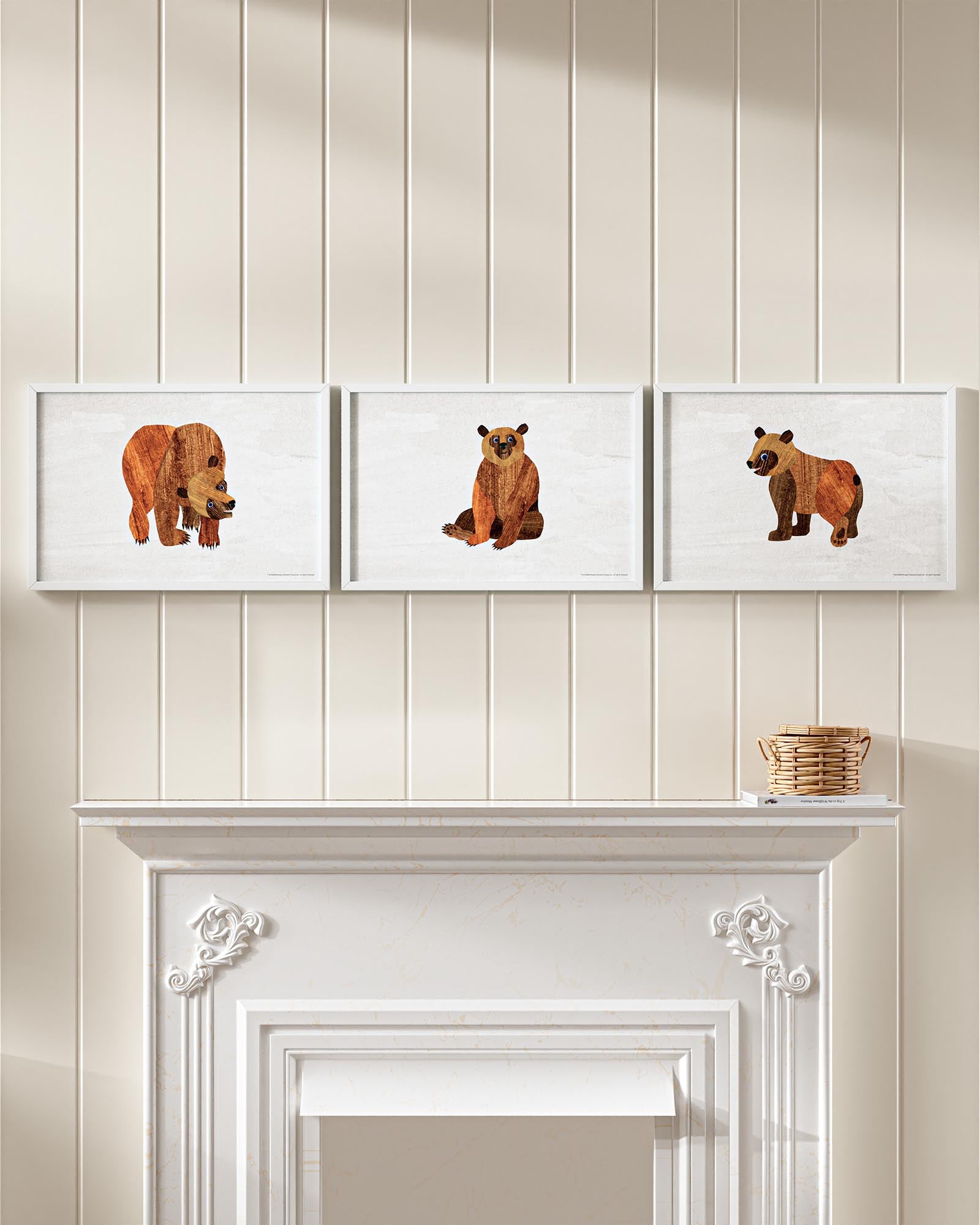 Brown Bear, Brown Bear Framed Wall Art Set | Eric Carle x Nestig