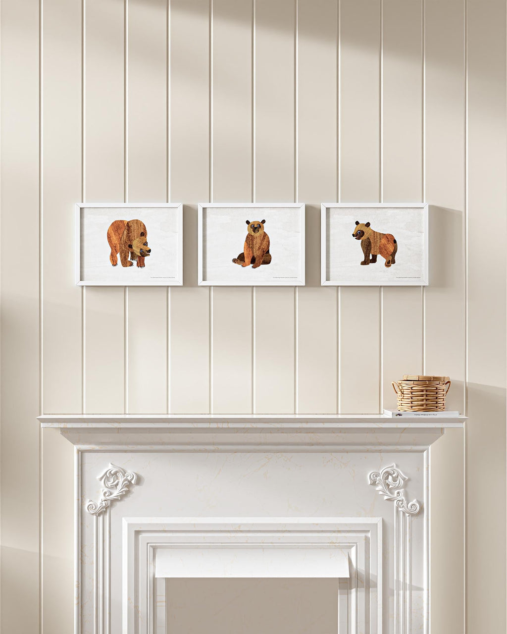 Brown Bear, Brown Bear Framed Wall Art Set | Eric Carle x Nestig