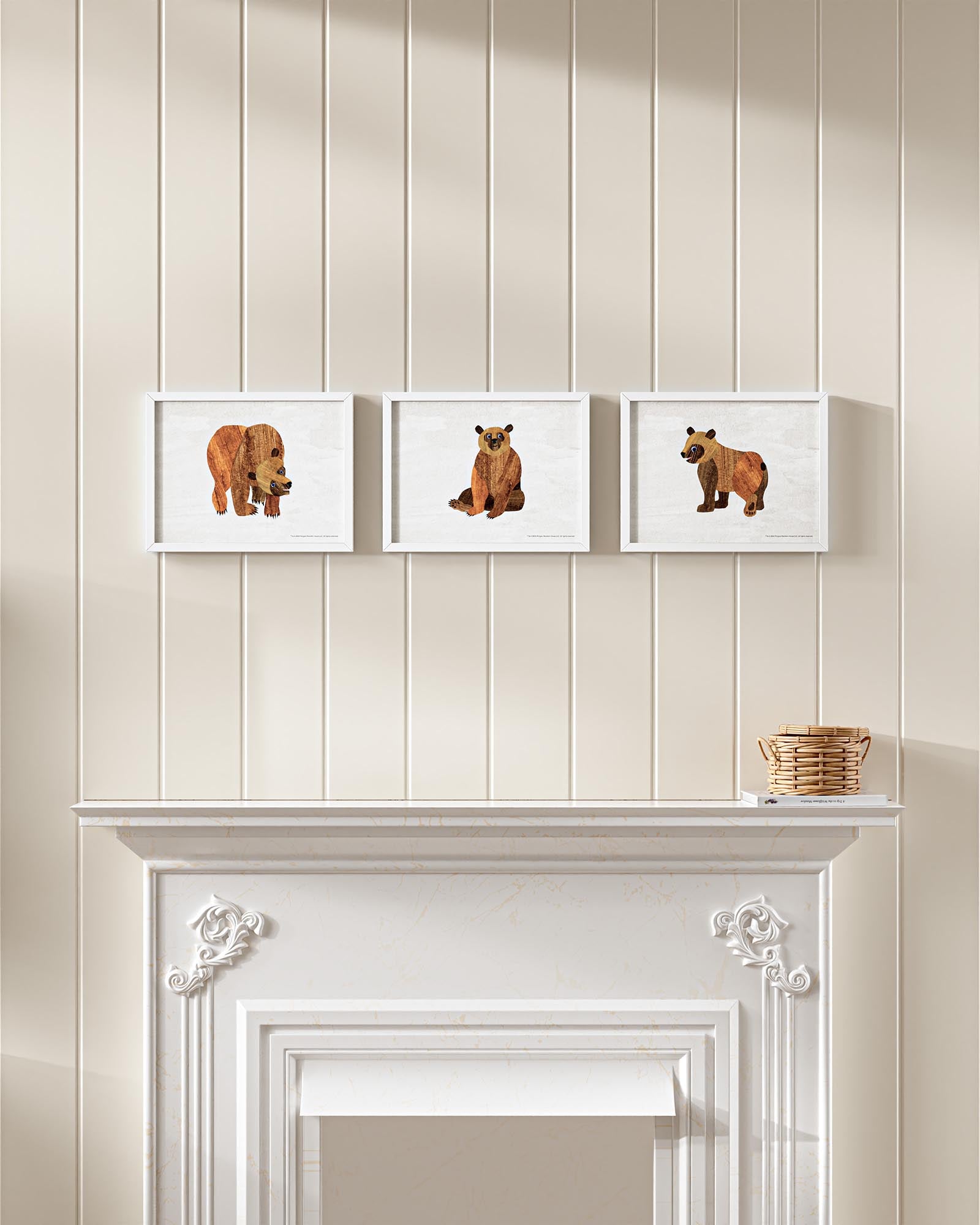 Brown Bear, Brown Bear Framed Wall Art Set | Eric Carle x Nestig