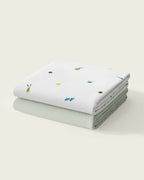 Busy World Crib Sheet Set | Richard Scarry x Nestig