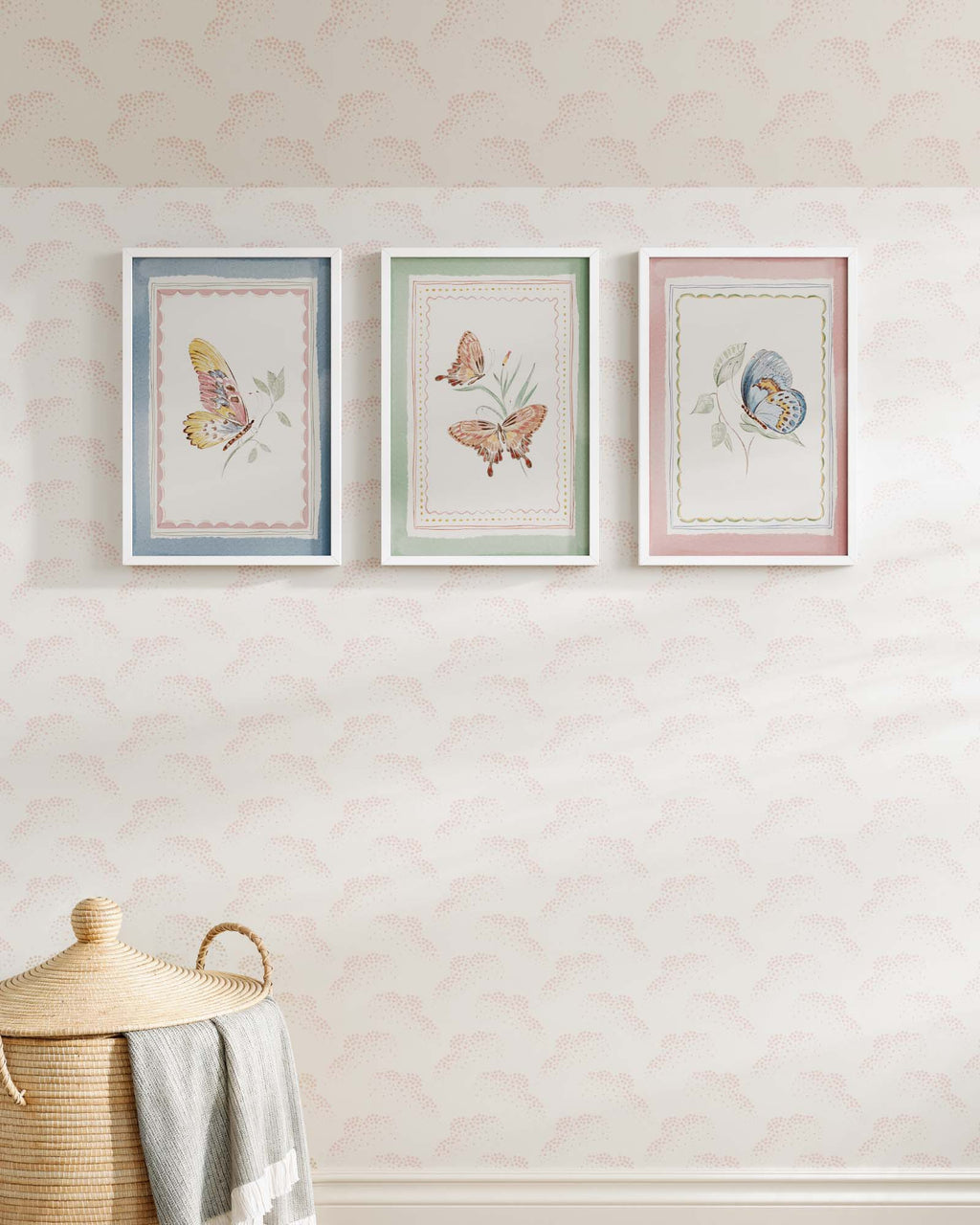 Butterfly Garden Framed Wall Art Set