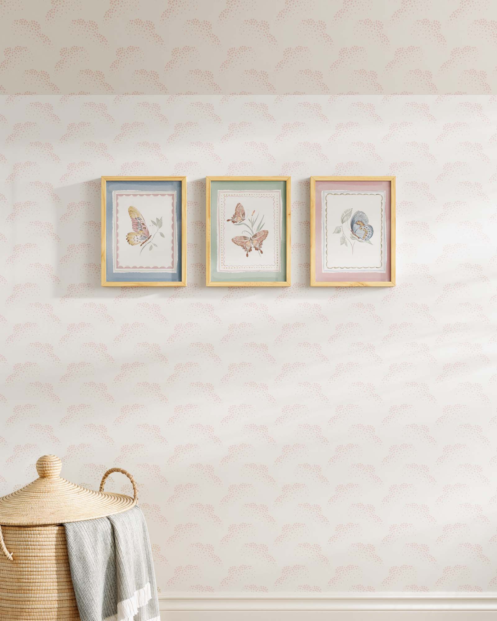 Butterfly Garden Framed Wall Art Set