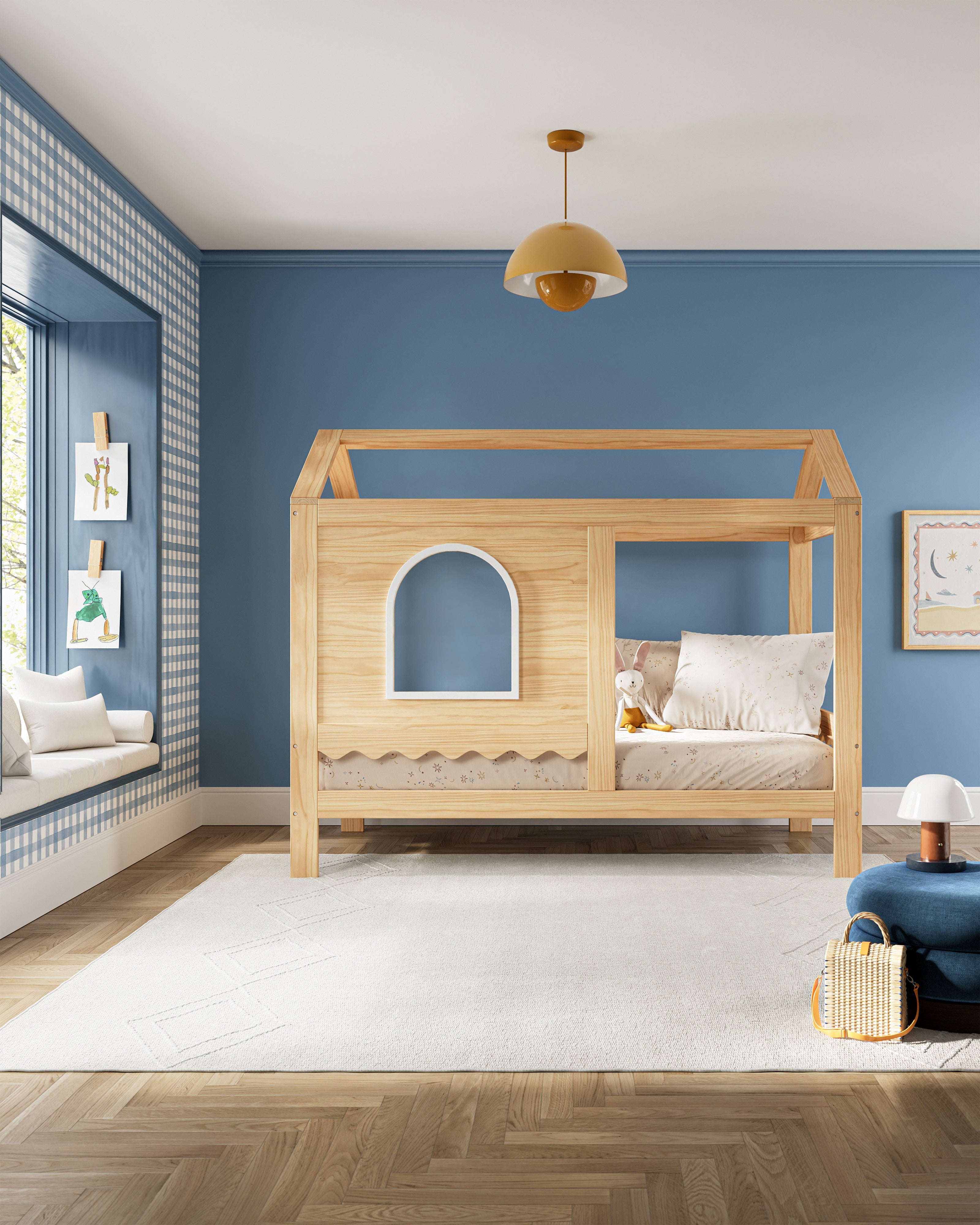 Bungalow Playhouse Kids Bed