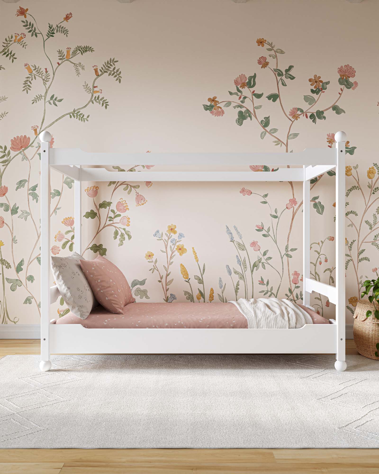 Castle Canopy Kids Bed