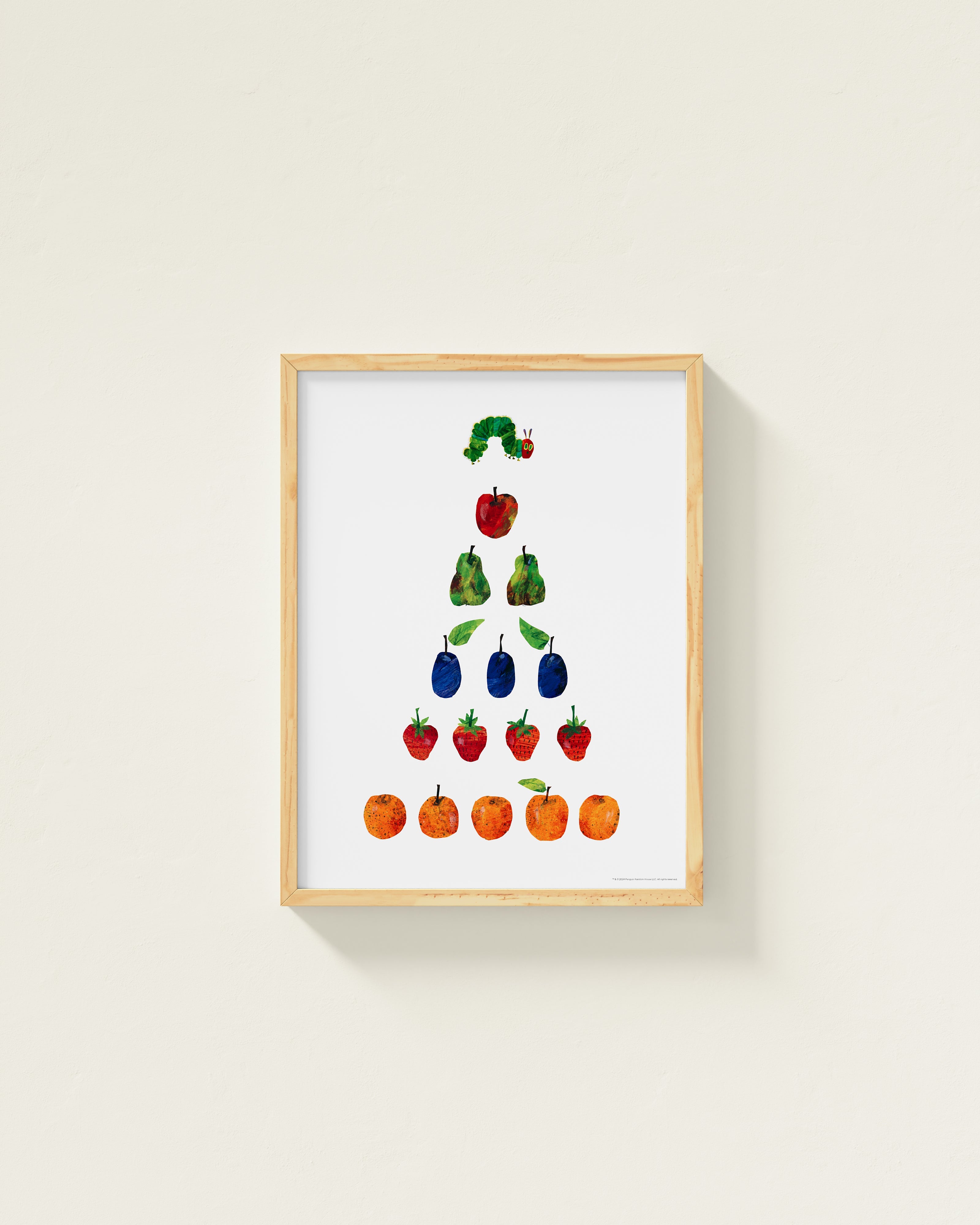 Very Hungry Caterpillar Framed Wall Art | Eric Carle x Nestig
