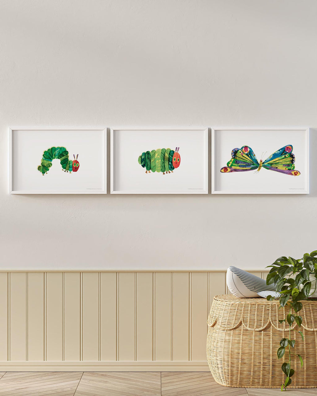 A Beautiful Butterfly! Framed Wall Art Set | Eric Carle x Nestig