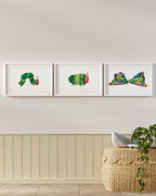 A Beautiful Butterfly! Framed Wall Art Set | Eric Carle x Nestig