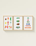 Very Hungry Caterpillar Framed Wall Art Set | Eric Carle x Nestig