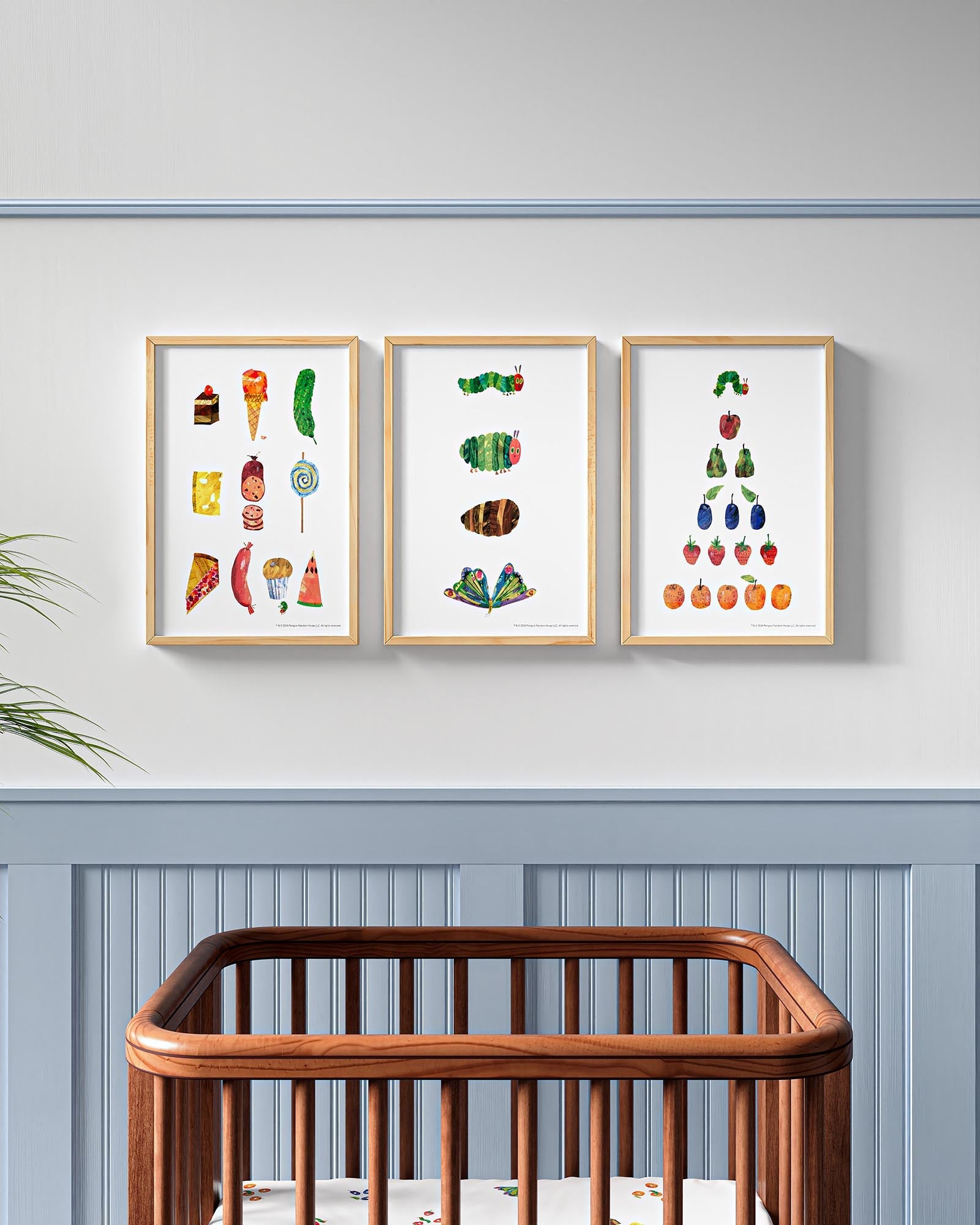 Very Hungry Caterpillar Framed Wall Art Set | Eric Carle x Nestig