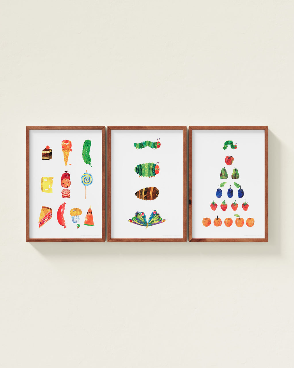 Very Hungry Caterpillar Framed Wall Art Set | Eric Carle x Nestig