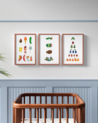 Very Hungry Caterpillar Framed Wall Art Set | Eric Carle x Nestig