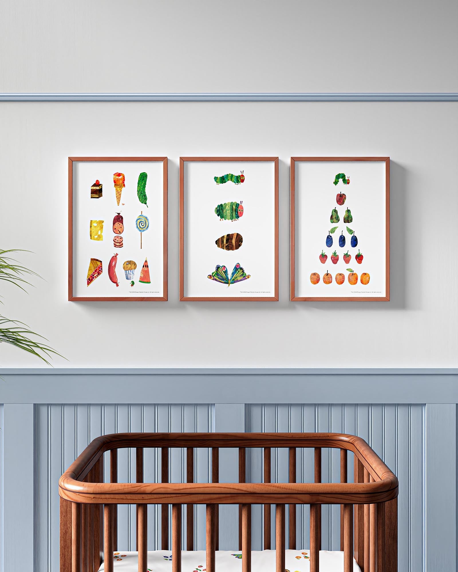 Very Hungry Caterpillar Framed Wall Art Set | Eric Carle x Nestig
