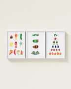 Very Hungry Caterpillar Framed Wall Art Set | Eric Carle x Nestig