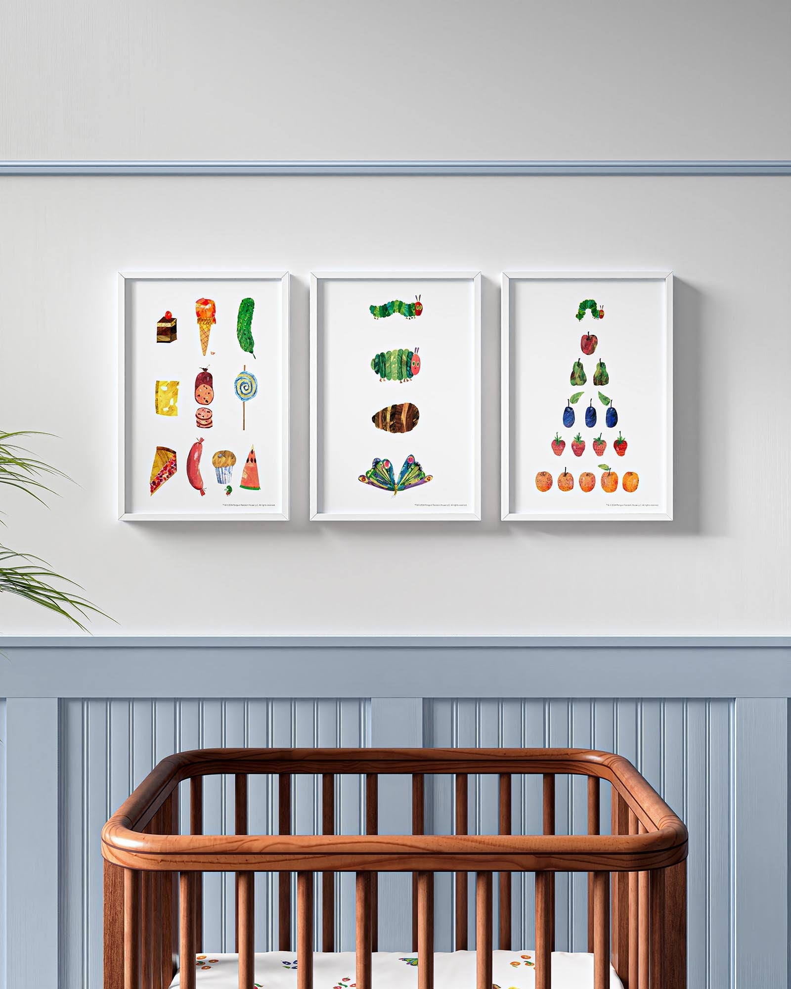 Very Hungry Caterpillar Framed Wall Art Set | Eric Carle x Nestig