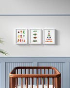 Very Hungry Caterpillar Framed Wall Art Set | Eric Carle x Nestig