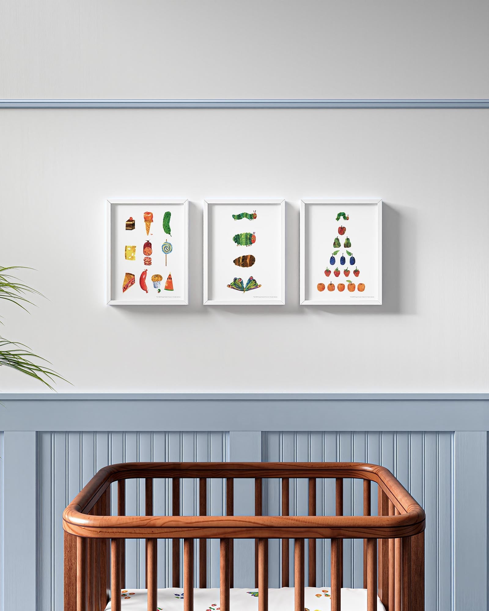 Very Hungry Caterpillar Framed Wall Art Set | Eric Carle x Nestig