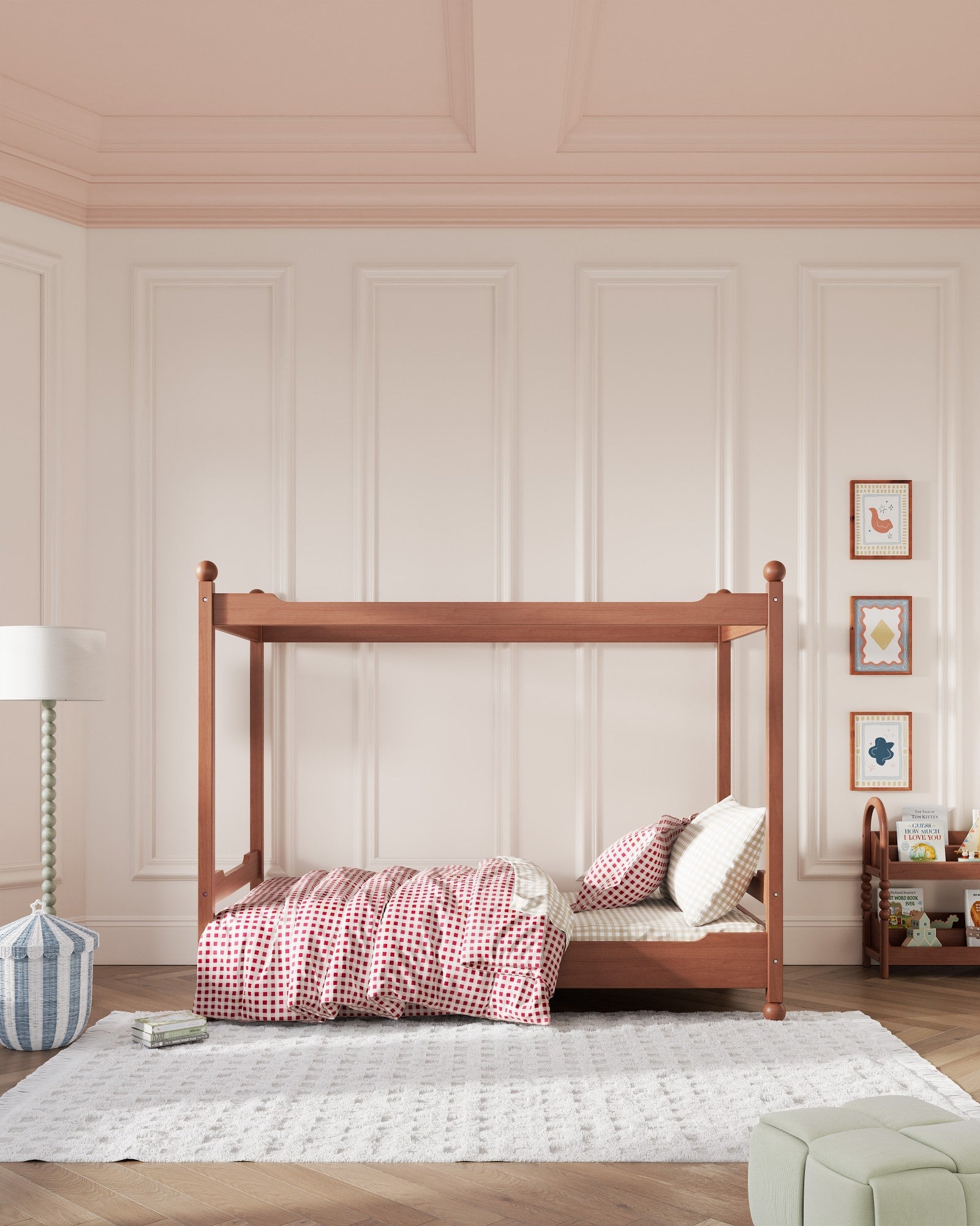 Castle Canopy Kids Bed
