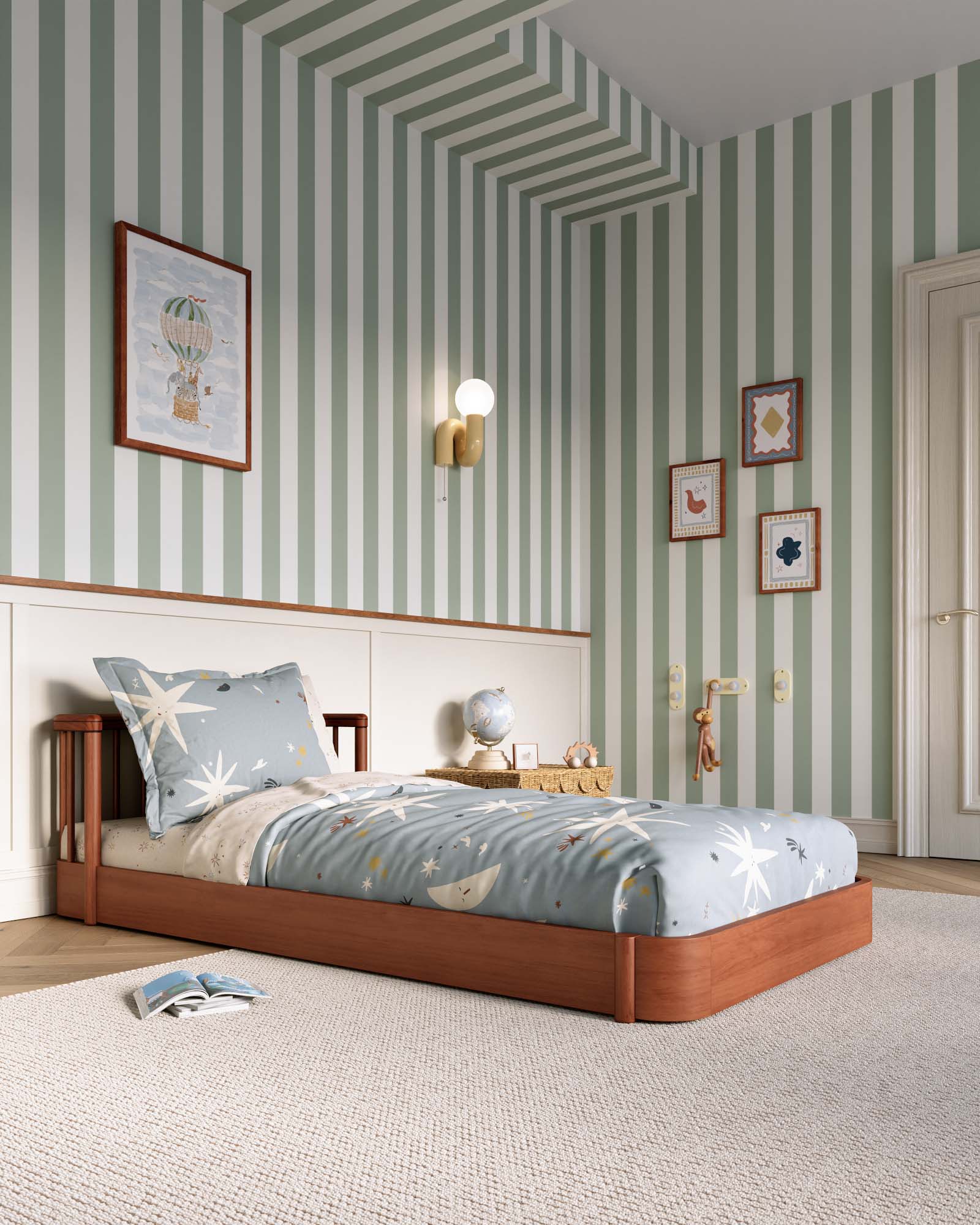 The Cloud Kids Bed | Convertible Montessori Floor Bed to Twin