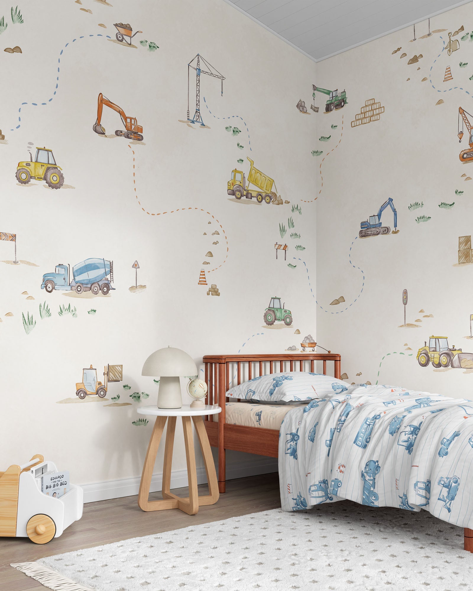Construction Crew Wall Mural