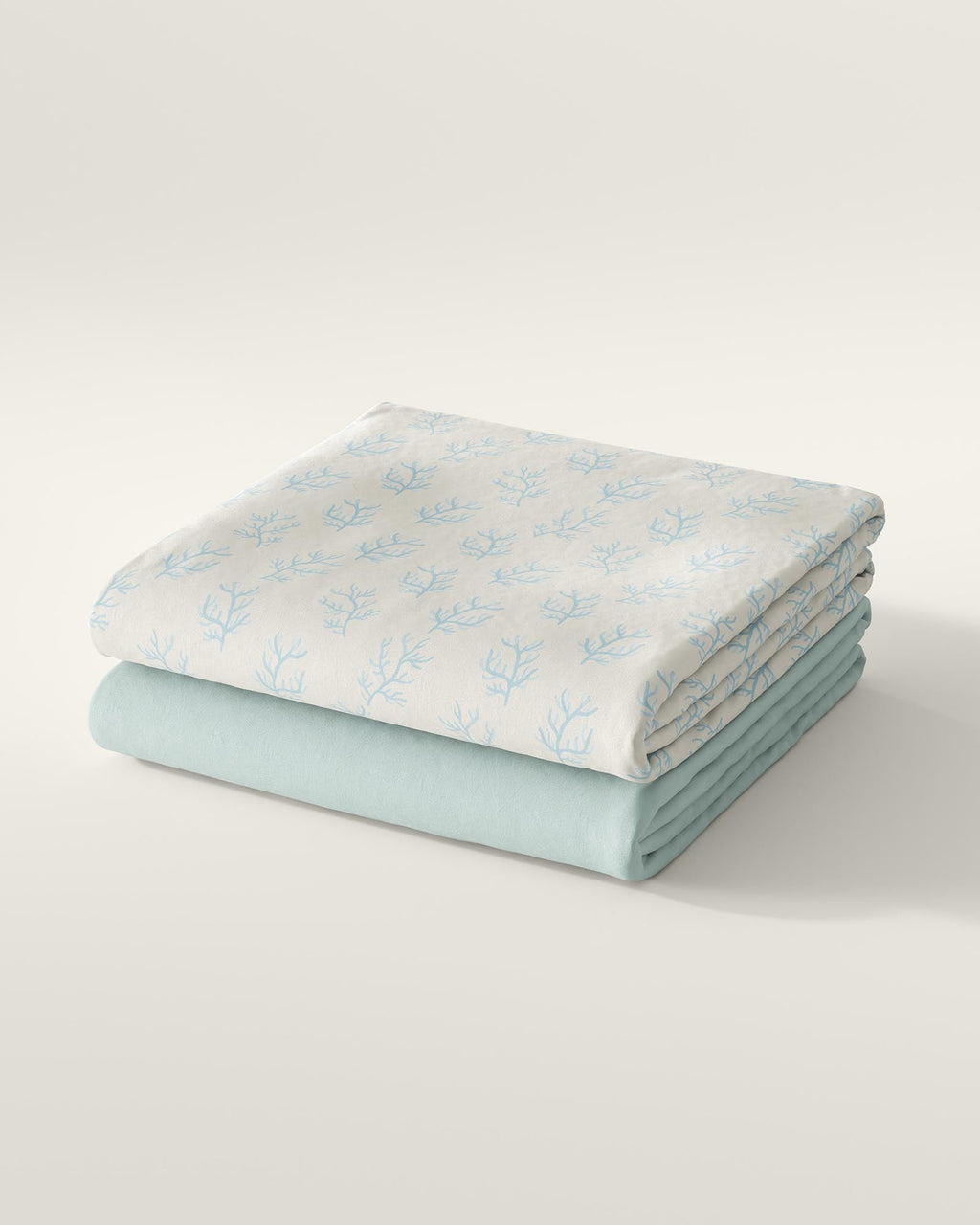 Coral Crib Sheet Set