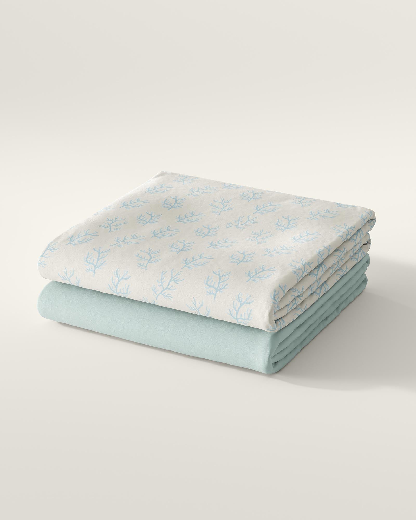 Coral Crib Sheet Set