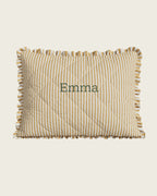 Ruffled Striped Twin Sham