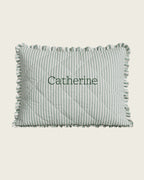 Ruffled Striped Twin Sham