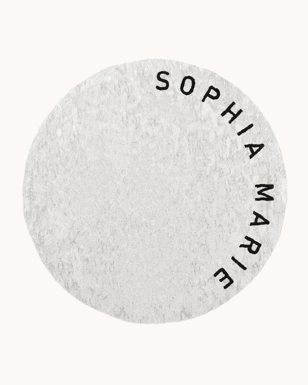 Customizable Circle Washable Rug
