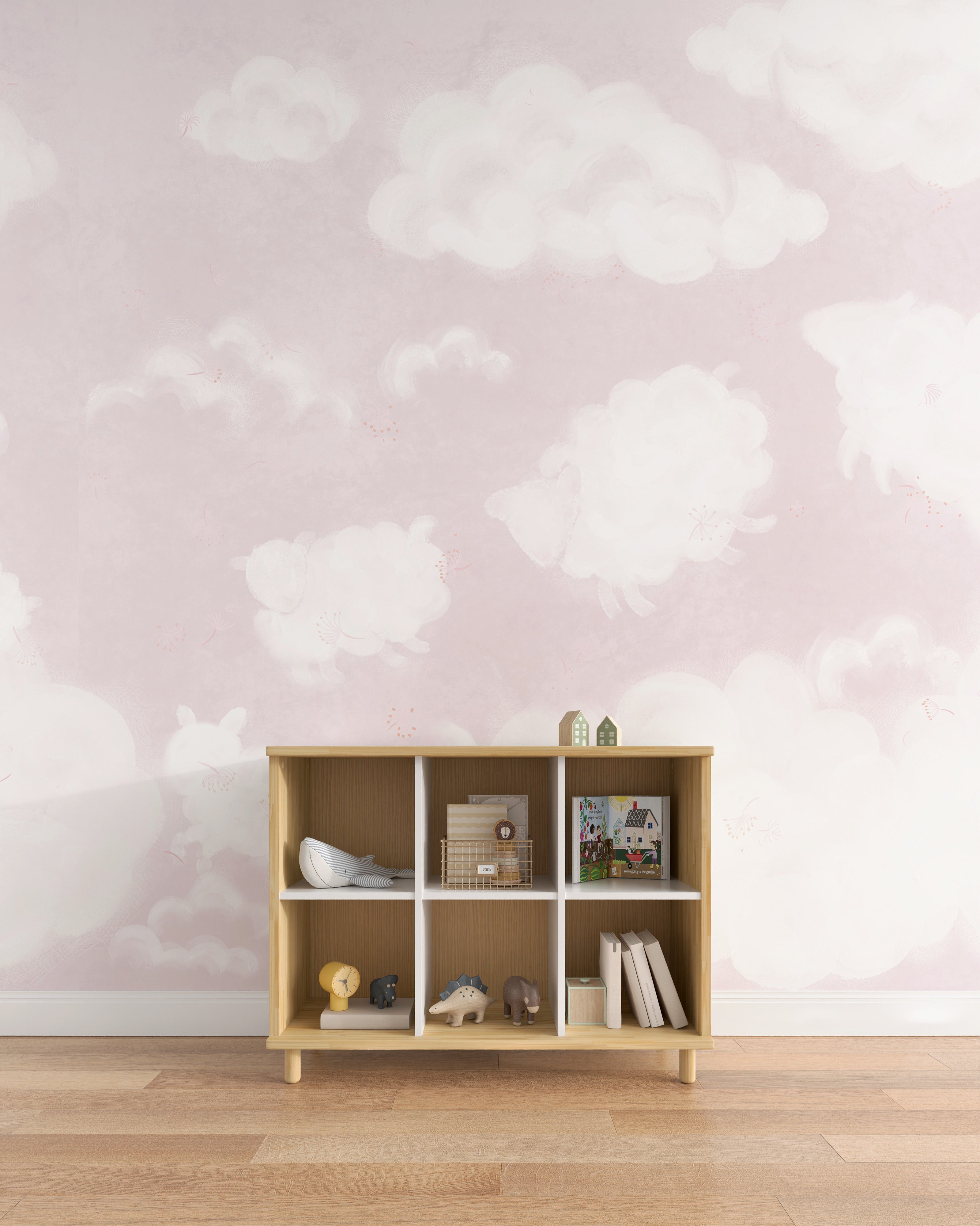 Counting Sheep Wall Mural