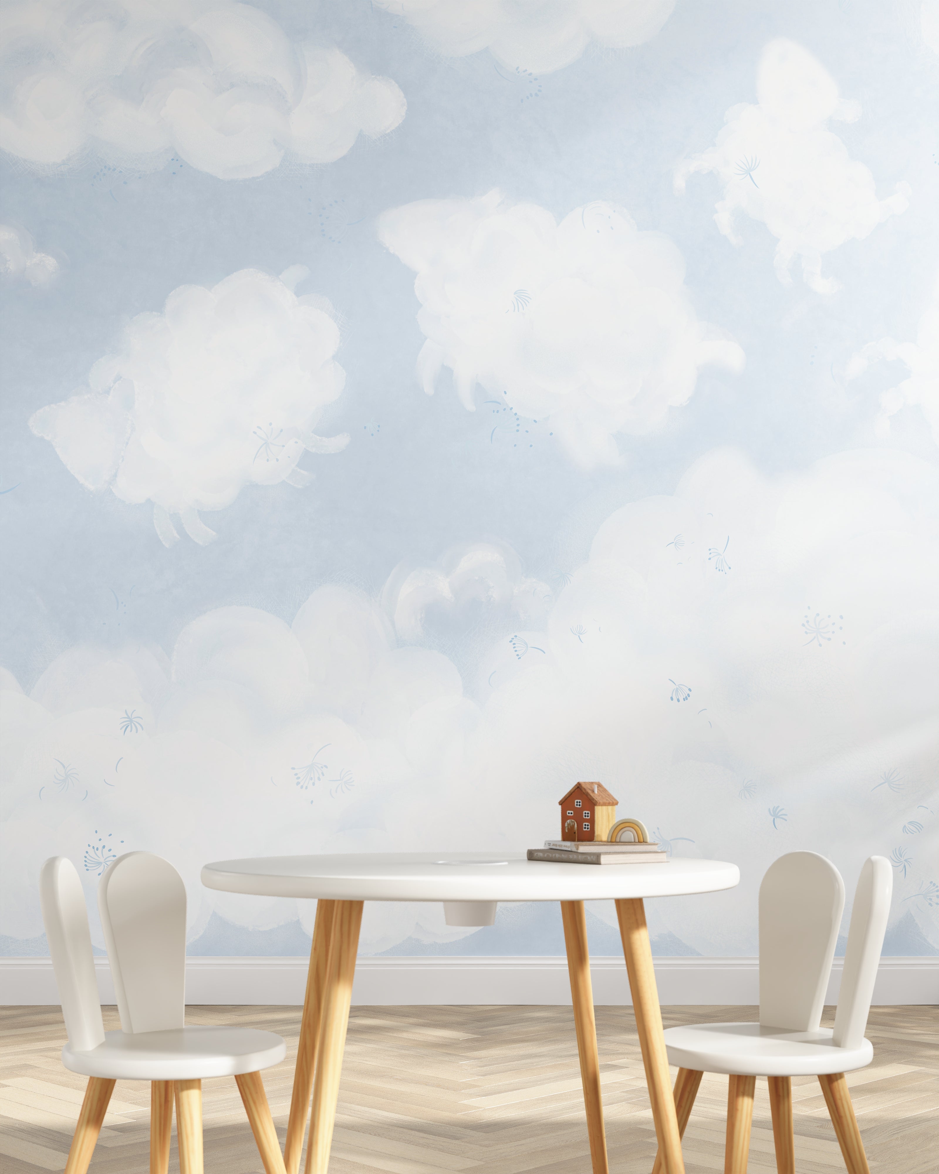 Counting Sheep Wall Mural