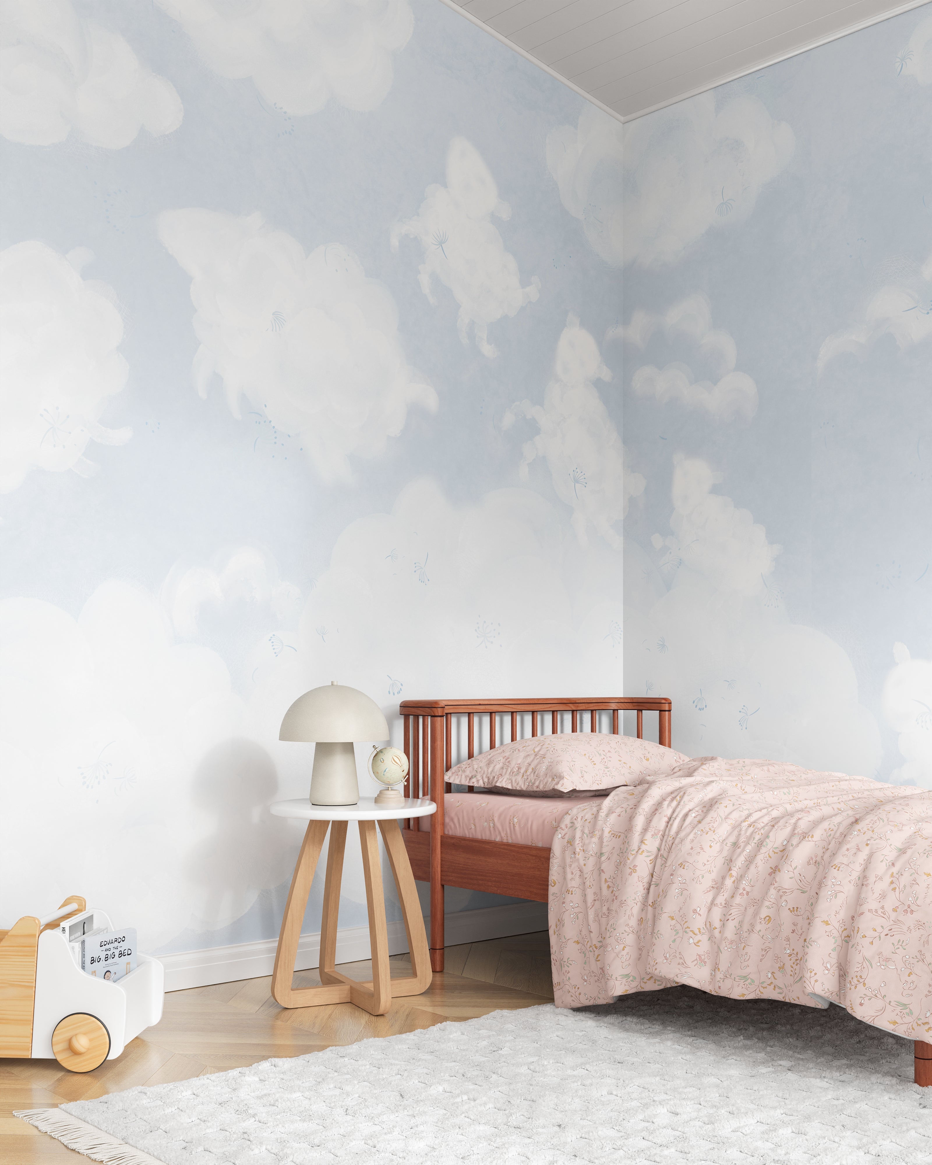 Counting Sheep Wall Mural