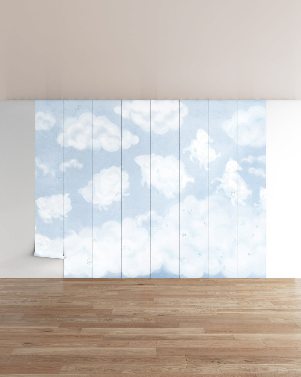 Counting Sheep Wall Mural