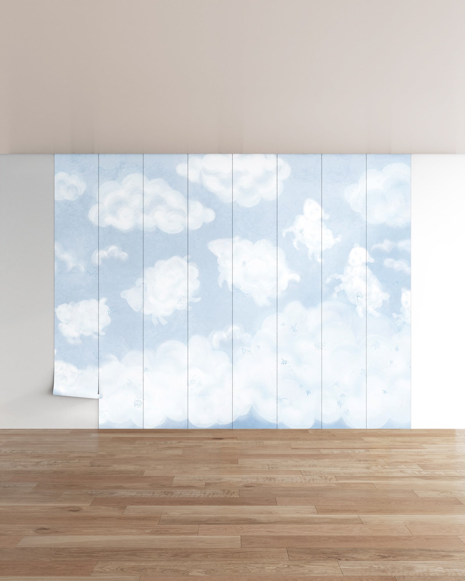 Counting Sheep Wall Mural