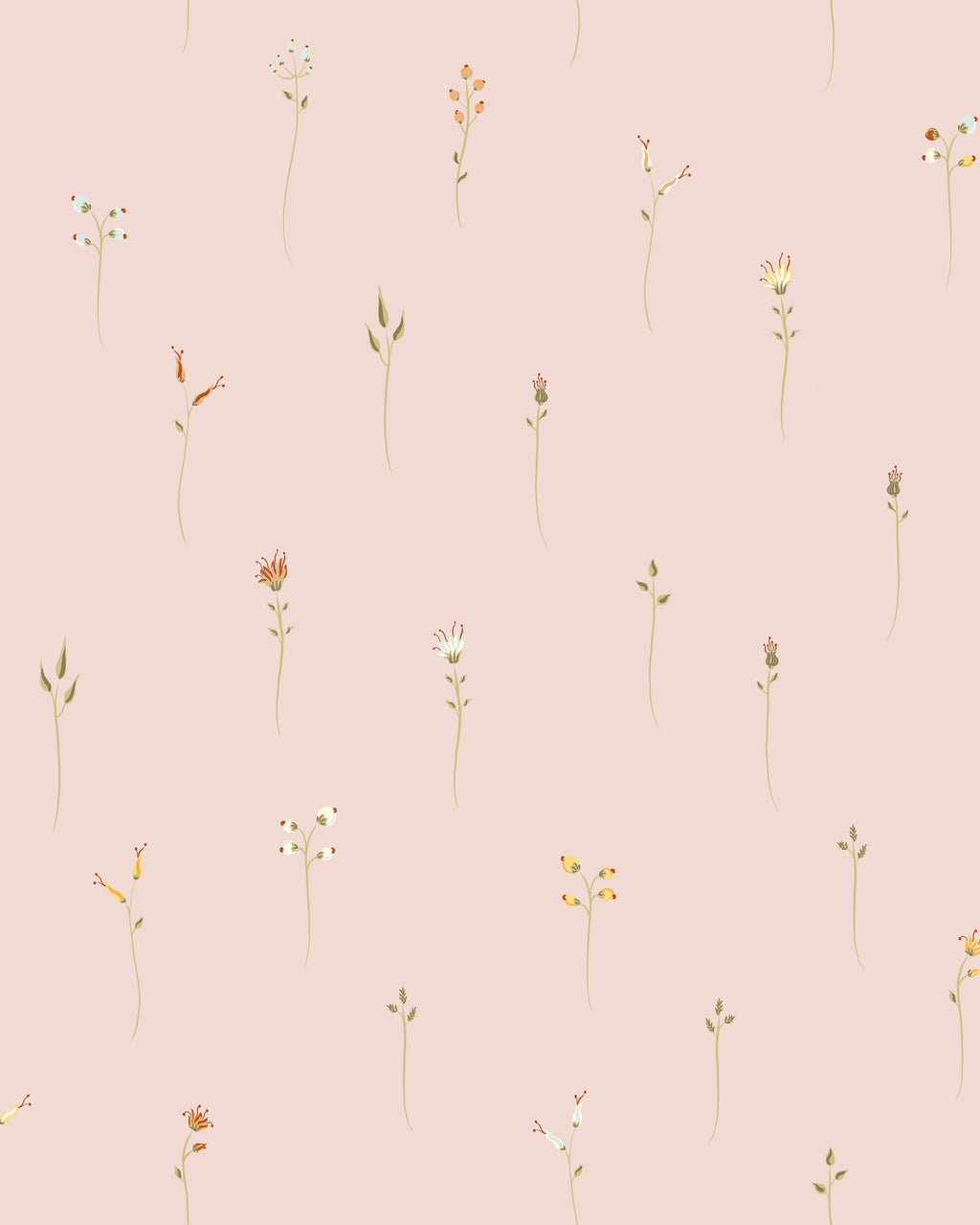 Floral Rain Wallpaper Sample