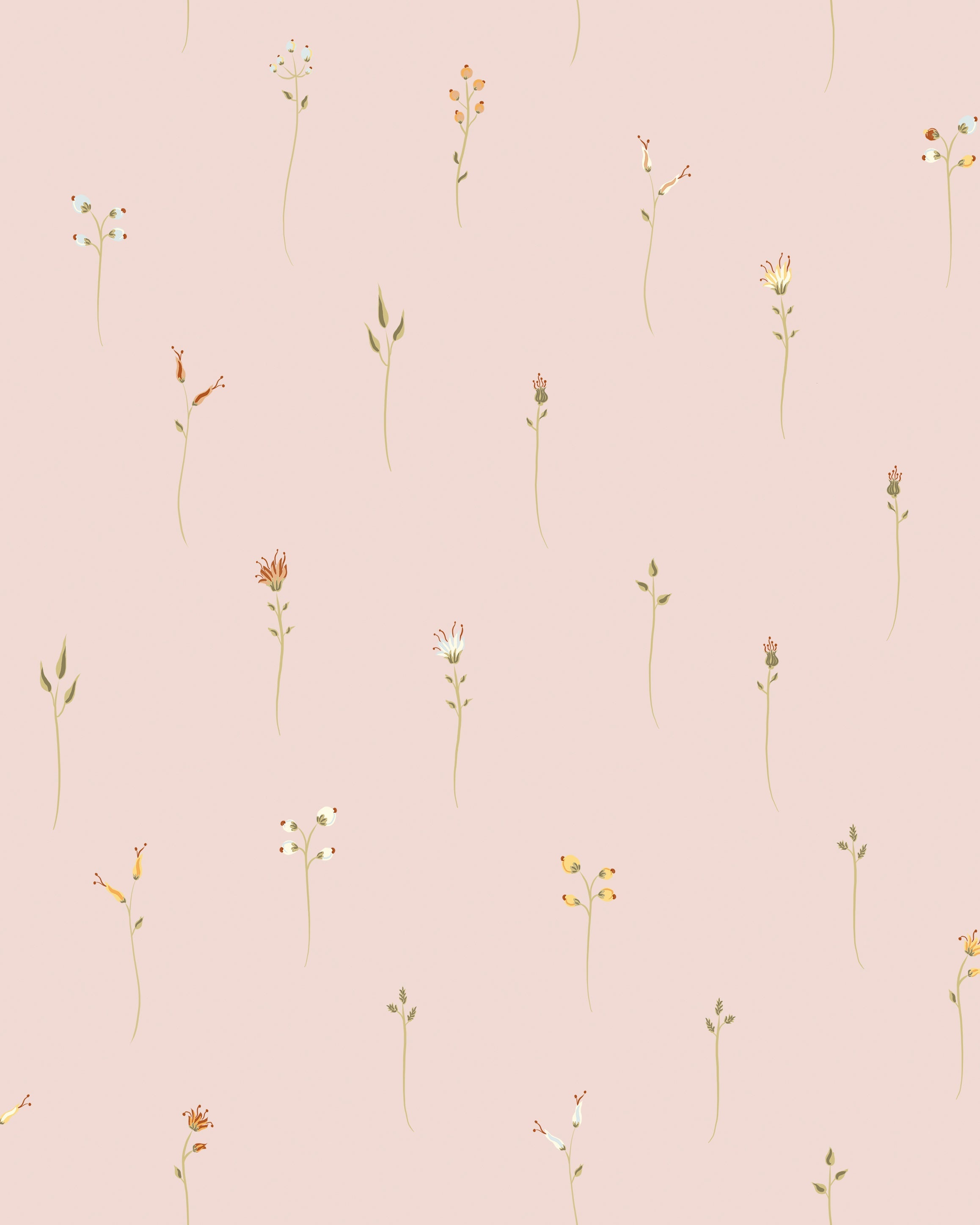 Floral Rain Wallpaper Sample